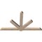 Ekena Millwork Kennewick Smooth Timber Gable Bracket, Douglas Fir, 84"W x 49"H x 3 1/2"D x 5 1/2"F, 14/12 Pitch GBW084X49X0406KEN00SDF - alternate 2